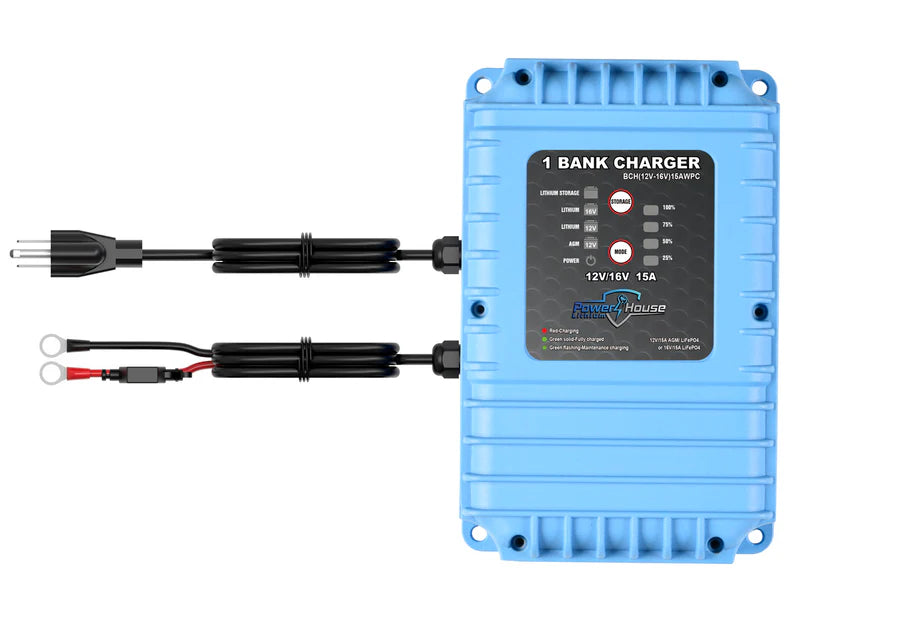 PowerHouse 36V 15A AC Waterproof Onboard Charger ( NEW )