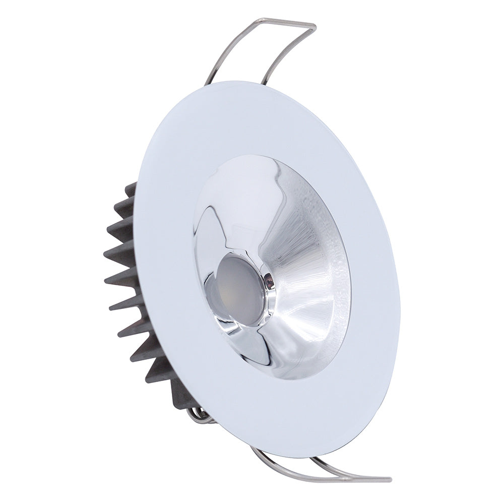 Lumitec Illusion Down Light Warm White Spectrum LED White Mirror Reflector 10-30v