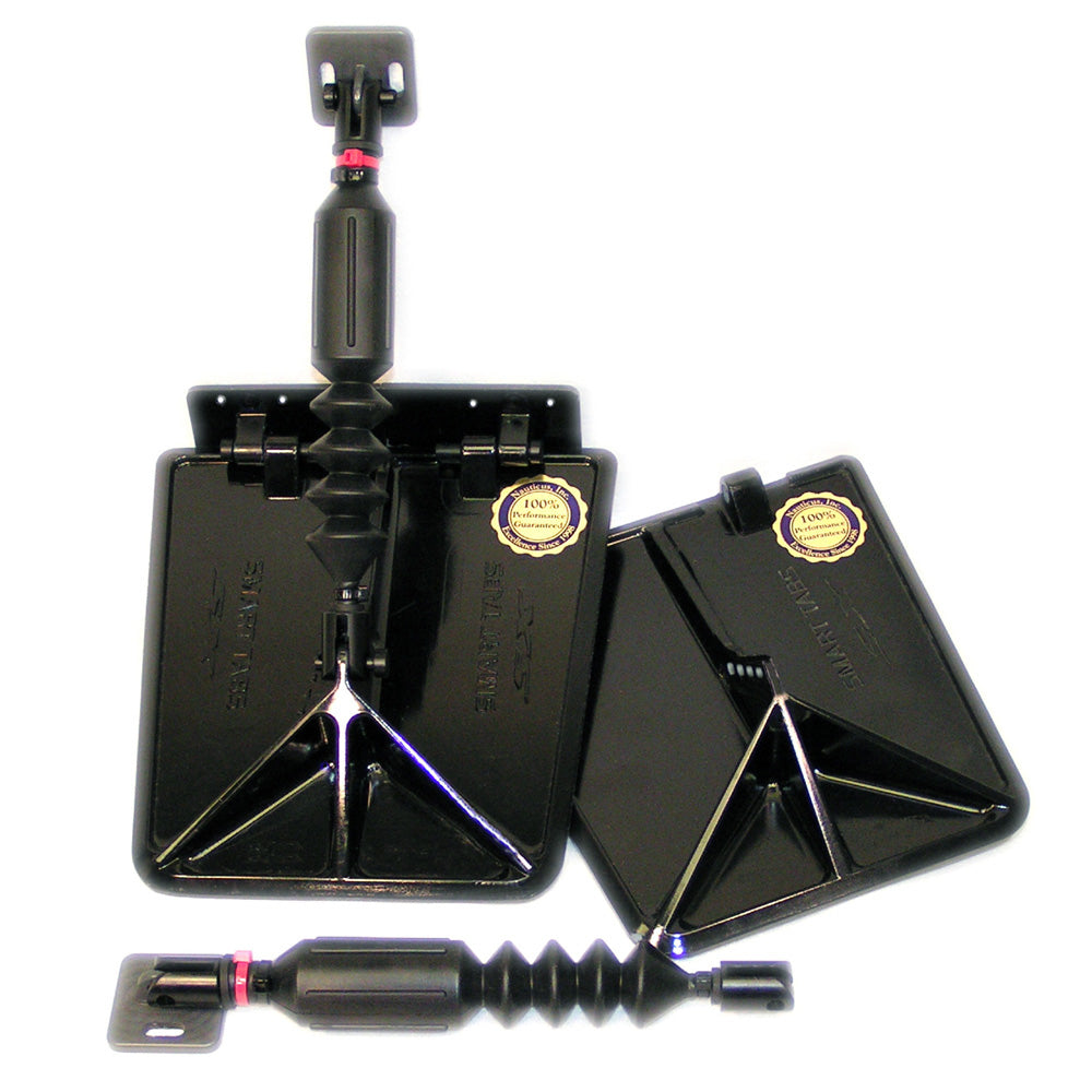 Lectrotab Smart Tab SX Composite Trim Tabs 9.5” x 10” f/18-20’ Boat w/150 - 240HP - Black