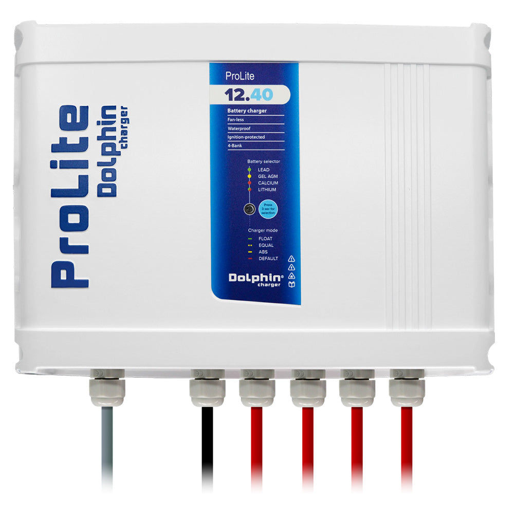 Dolphin ProLite Charger 4 Bank - 12V - 40A