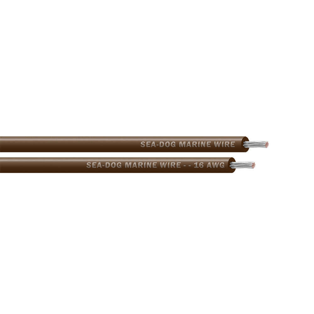 Sea-Dog 16 AWG Brown Primary Wire - 1000'