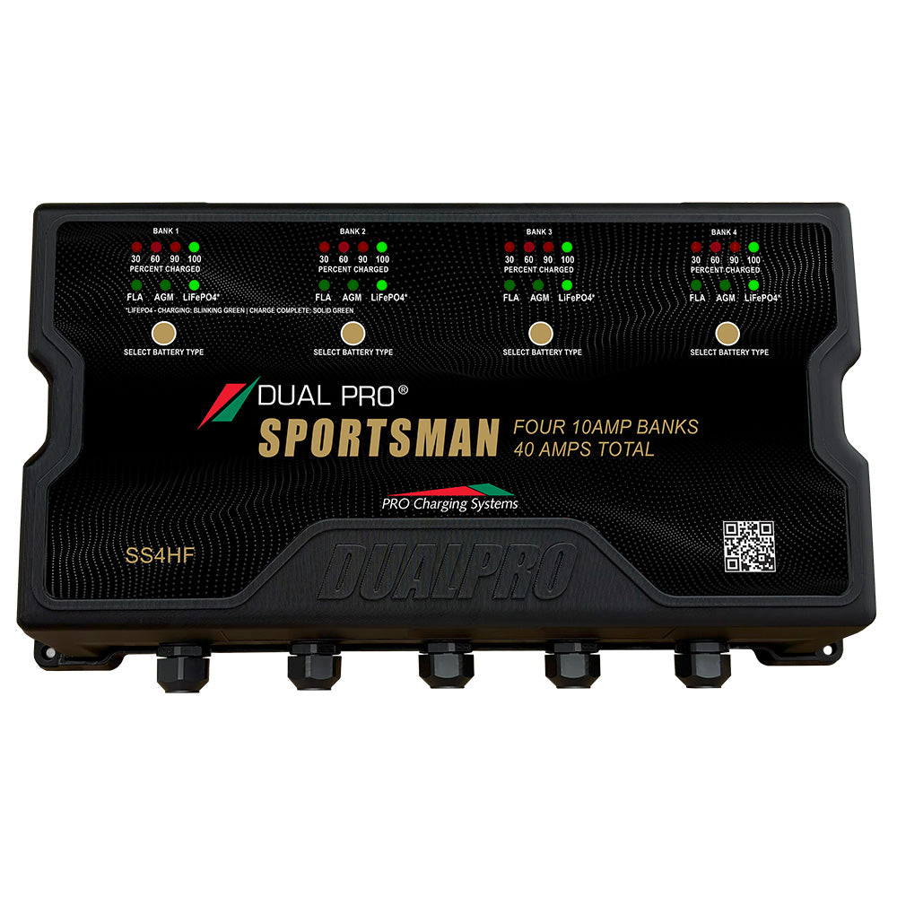 Dual Pro Sportsman HF (High Frequency) Battery Charger 40A - 4 Bank