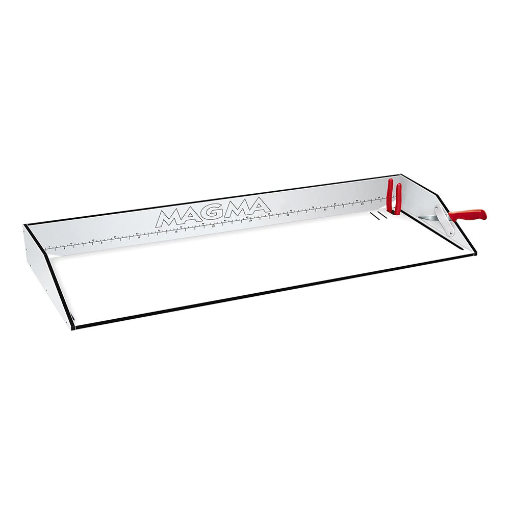 Magma First Mate Cutting & Serving Table w/Engraved Ruler - 31" Long x 12.5" Deep x 3 7/8" High