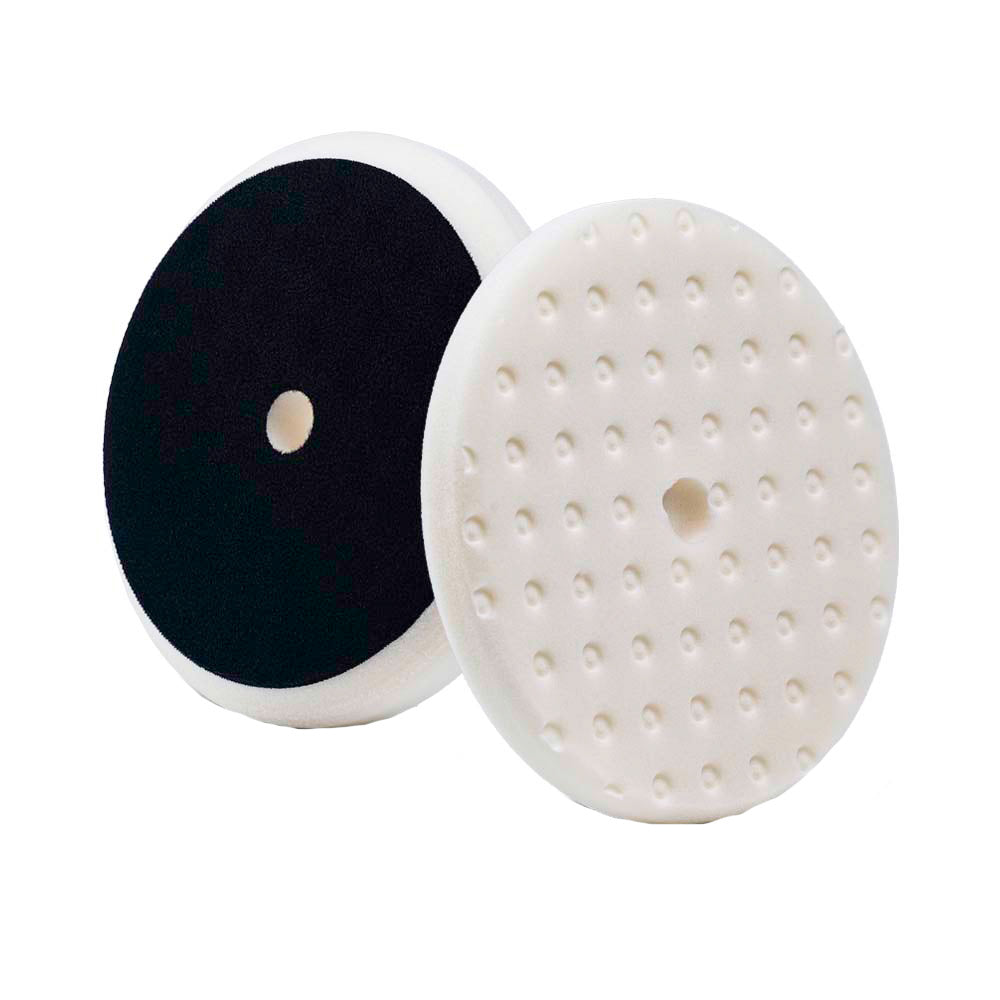 Lake Country Soft White Foam Polishing Pad with CCS Technology 8" x 1 1/4"