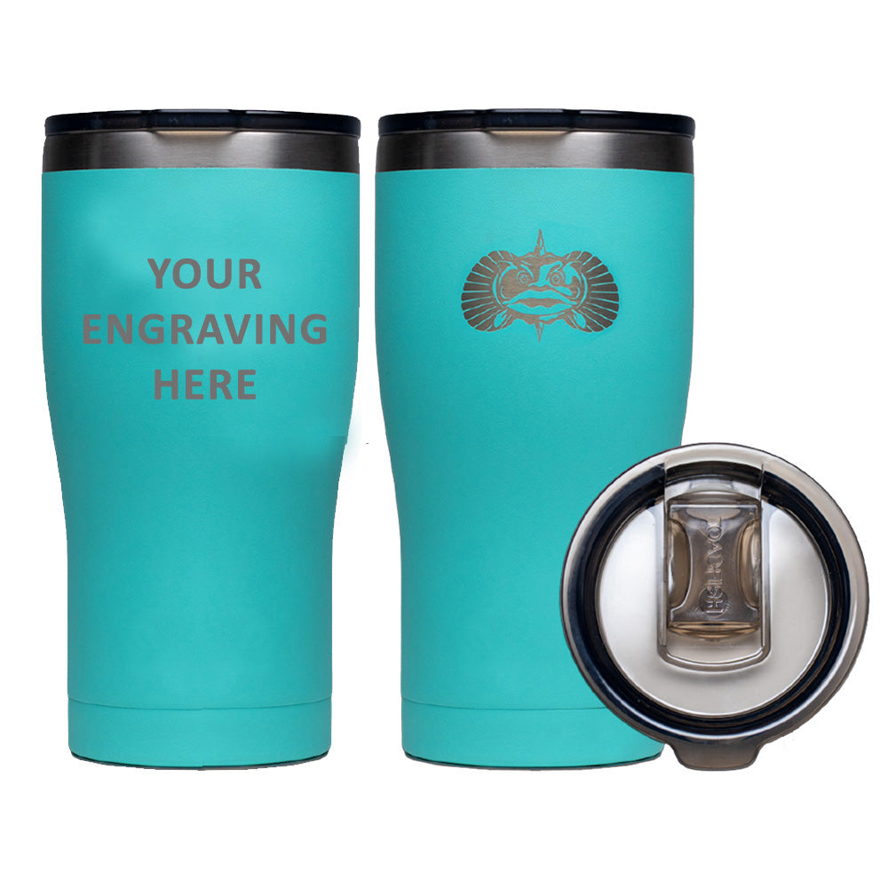 Toadfish Custom Engraved Non-Tipping 20oz Tumbler - Teal *Minimum Order Quantity of 25