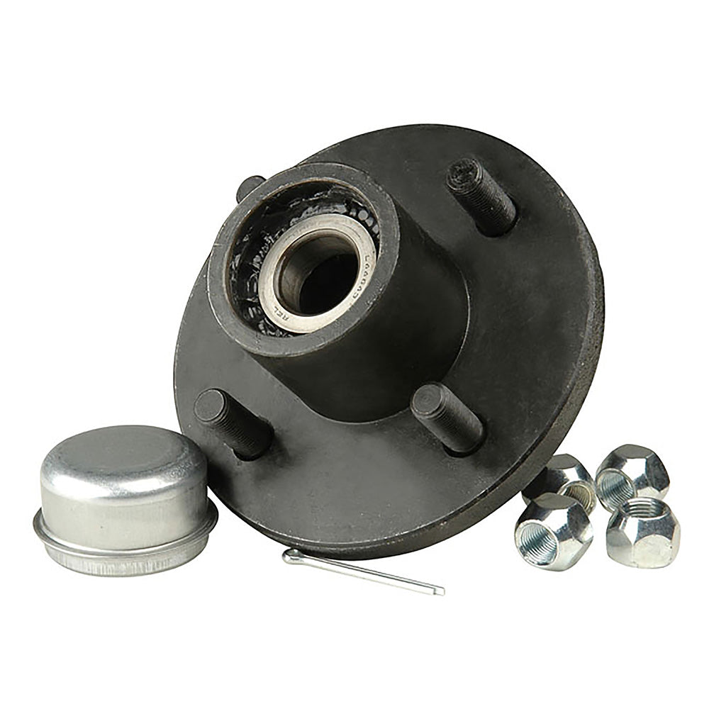 C.E. Smith Hub Kit 4x4" 1" Straight Spindle & 1.25" Seal ID