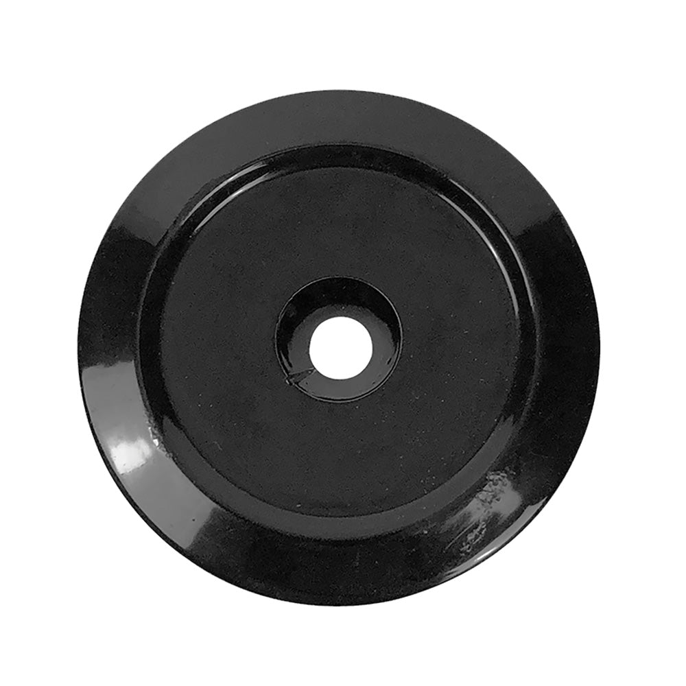 Bob's Machine Deck Saver - Trolling Motor Stabilizer Plate - Gloss Black