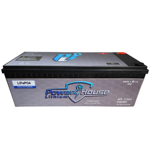 POWERHOUSE LITHIUM 48V 173AH DEEP CYCLE BATTERY
