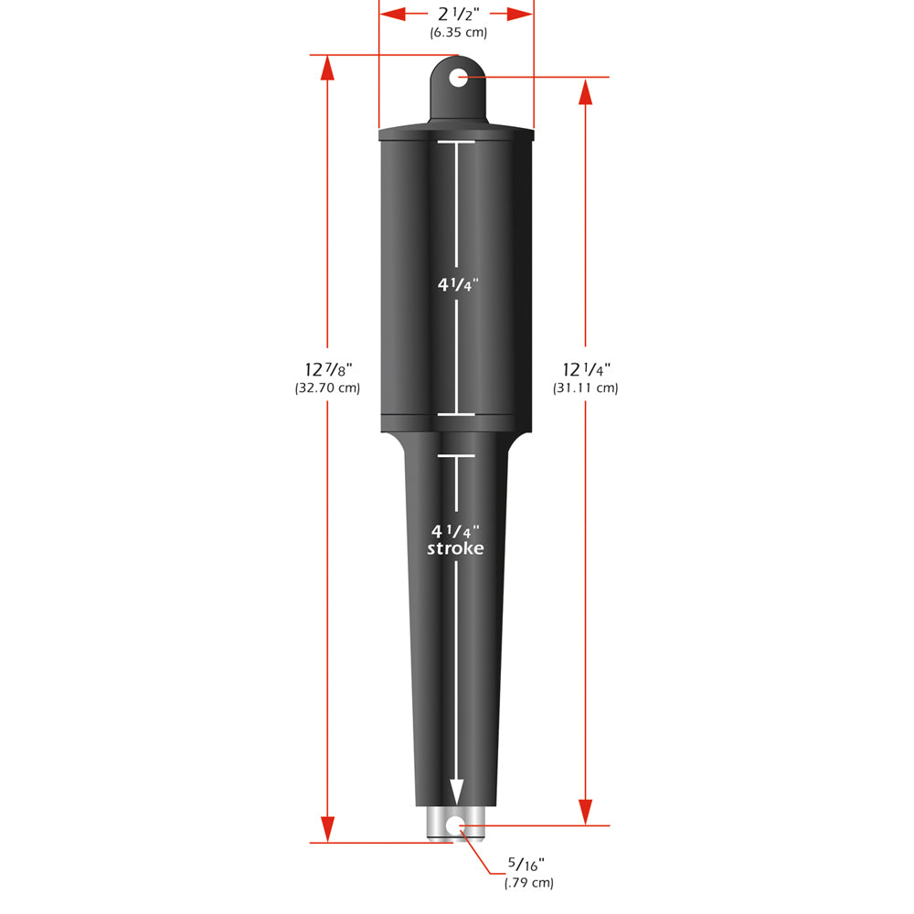 Lenco 4 1/4in Stroke 102 HD Actuator 5/16in 12V