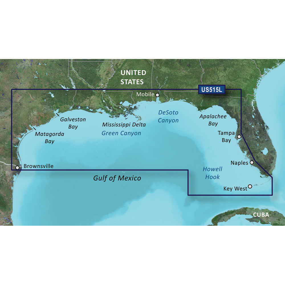 Garmin VUS515L G3 Vision Brownsville To Key Largo