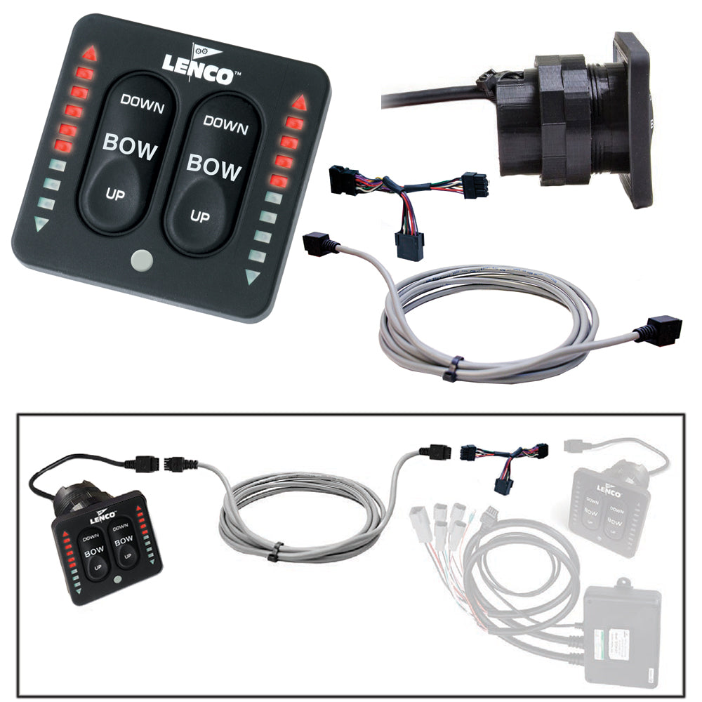 Lenco LED Flybridge Key Pad With 20ft Sjielded Harness For Use with 15270-001