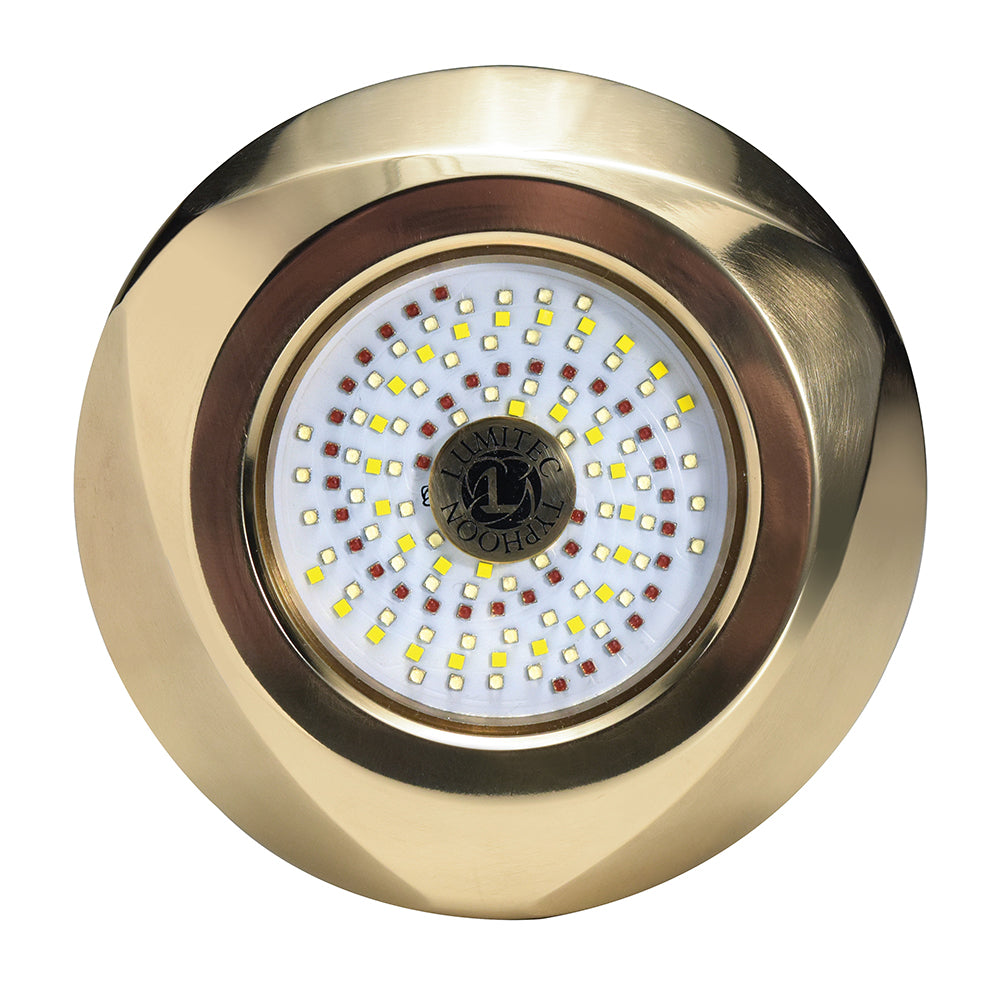 Lumitec Typhoon Thru-Hull Thru Hull 12/24v Blue/White LED Underwater