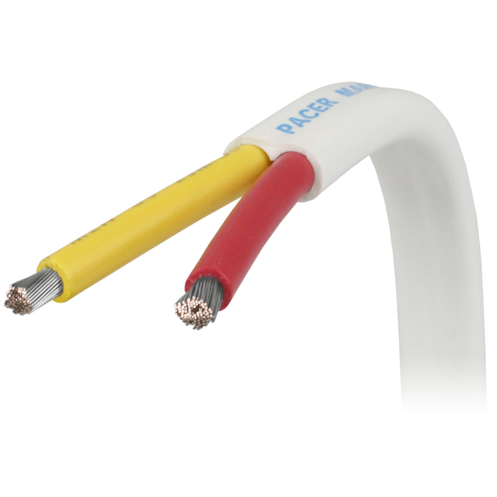 Pacer 18/2 AWG Safety Duplex Cable - Flat Cable - Red/Yellow - 500'