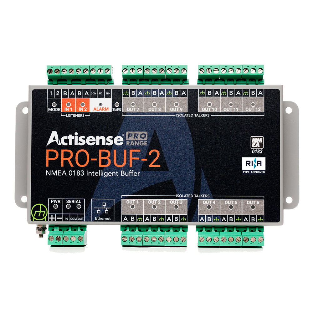 Actisense Pro NMEA 0183 Multiplexer - 5 Inputs & 2 ISO-Drive Outputs, Ethernet & Serial Connections