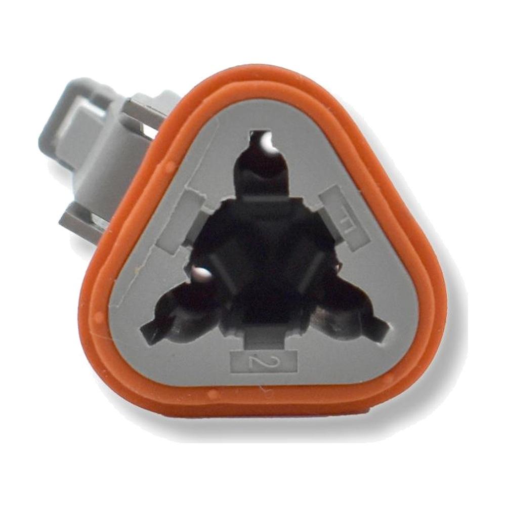 Bluewater 3 Position DT Female Connector with Wedge Lock, Deutsch Compatible