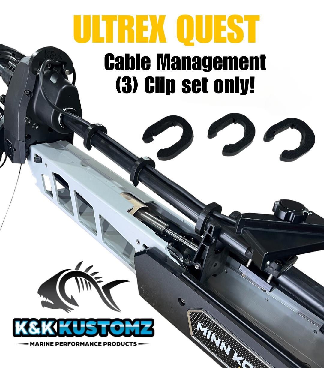 Ultrex Quest Cable Management (3) clip only set – K & K Kustomz