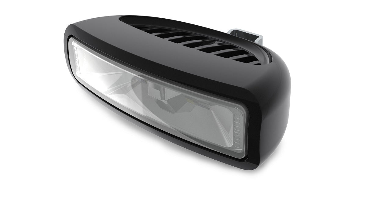 Lumitec Caprera3 Flood Light White/Red LEDfts Dimmable Bracket Mount Black 12/24v