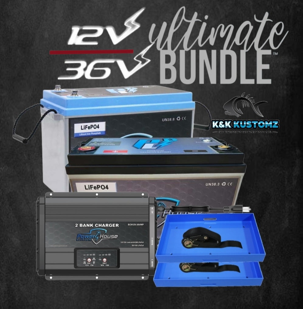 K and K Kustomz PowerHouse 12v/36v Ultimate Bundle
