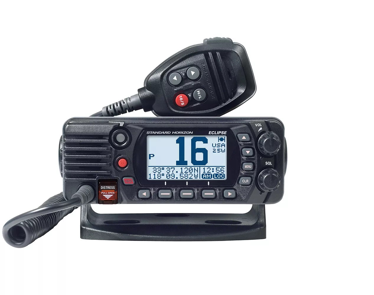 Standard Horizon Eclipse GPS Black VHF Class D 25 Watt