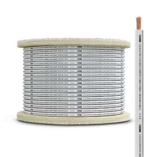 DS18 8-GA Marine Grade Tinned 100% Copper OFC Ground Wire -100 Feet | MOFC8GA100G
