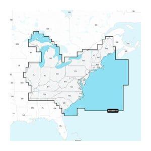 GARMIN Navionics+ U.S. East, Navionics+ microSD/SD card NAUS007R | 010-C1370-30