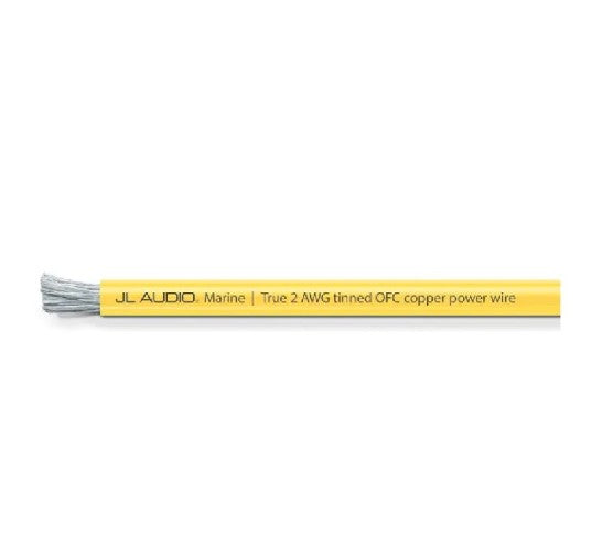 JL AUDIO ABYC Yellow Power Wire, 2 AWG, 50' (XM-YPW2-50) | 010-13461-00