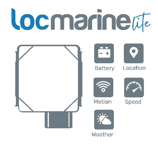 LOCMARINE LITE BATTERY MONITORING AND TRACKER HUB | LTE-5S