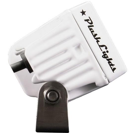 PLASHLIGHTS 20W Low Profile LED Spreader Light - 120 Scene Flood - White Housing | 20-LP-SC-WHT
