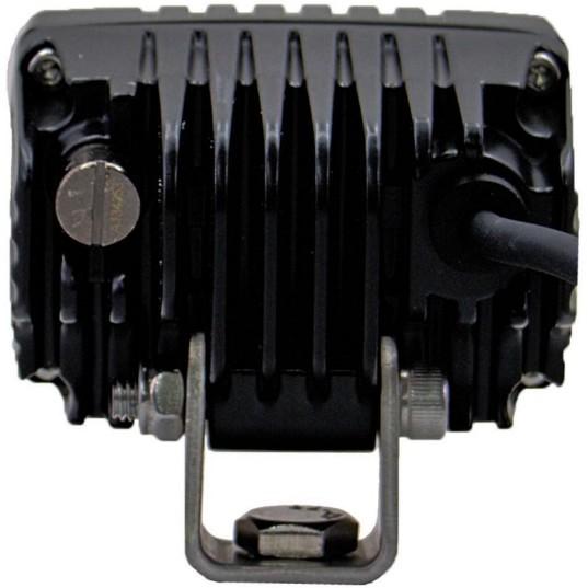 PLASHLIGHTS 20W Low Profile LED Spreader Light - 120° Scene Flood - Black Housing | 20-LP-SC