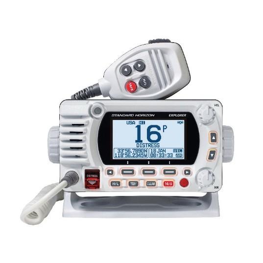 Standard Explorer GPS White 25 Watt VHF