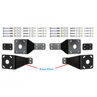 Dual Braced Transom Kit T-4-0 (Black)