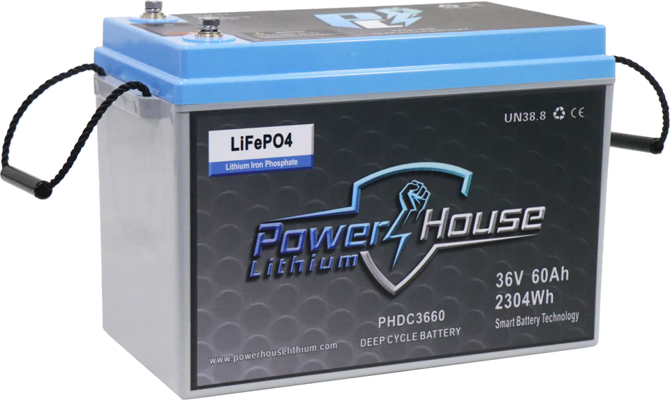 PowerHouse Lithium 36V 60AH Deep Cycle Battery