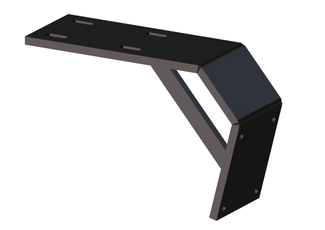 Deck Mount Short-Short 8"aft-6"drop