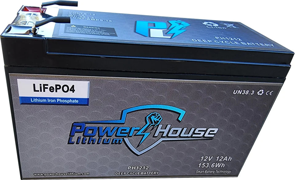 PowerHouse Lithium 12V 100Ah Deep Cycle Battery