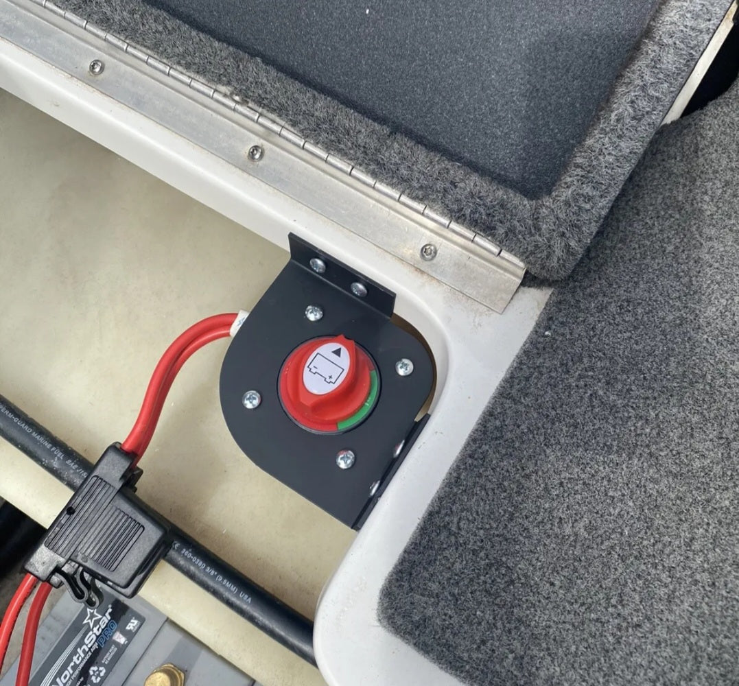 Battery Disconnect Corner Mount Bracket by K and K Kustomz