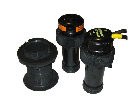 Furuno 235dt-pse Low Profile Plastic Thru-hull Depth And Temp Nmea0183 Smart Sensor