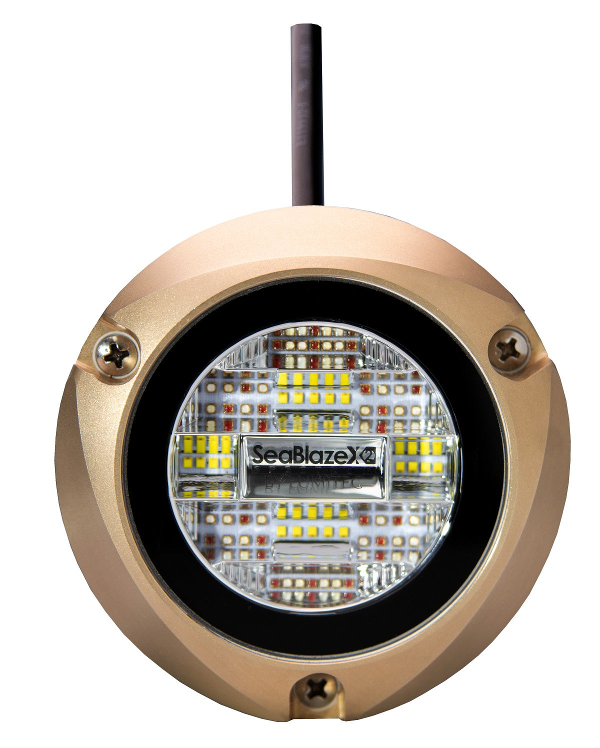 Lumitec Zambezi X2 Spectrum Rgbw For Pontoon Boats Bronze Housing 12/24v