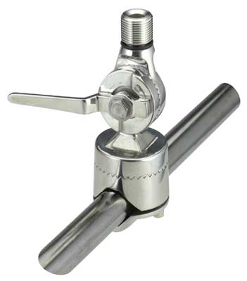 Shakespeare 4188sl Rail Mount For 1 - 1 1/4"" Rails Stainless Steel Ratchet