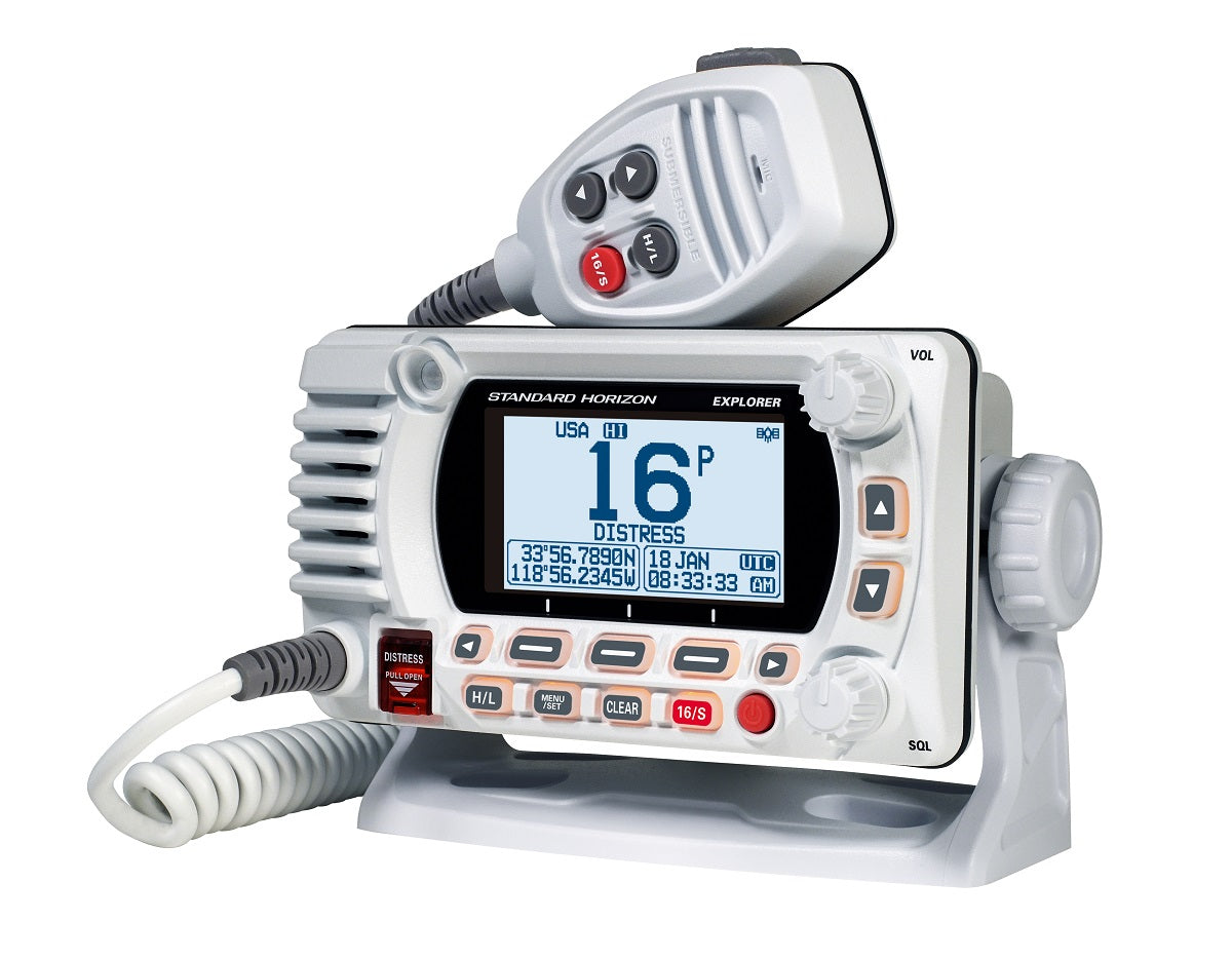 Standard Explorer Gps White 25 Watt Vhf