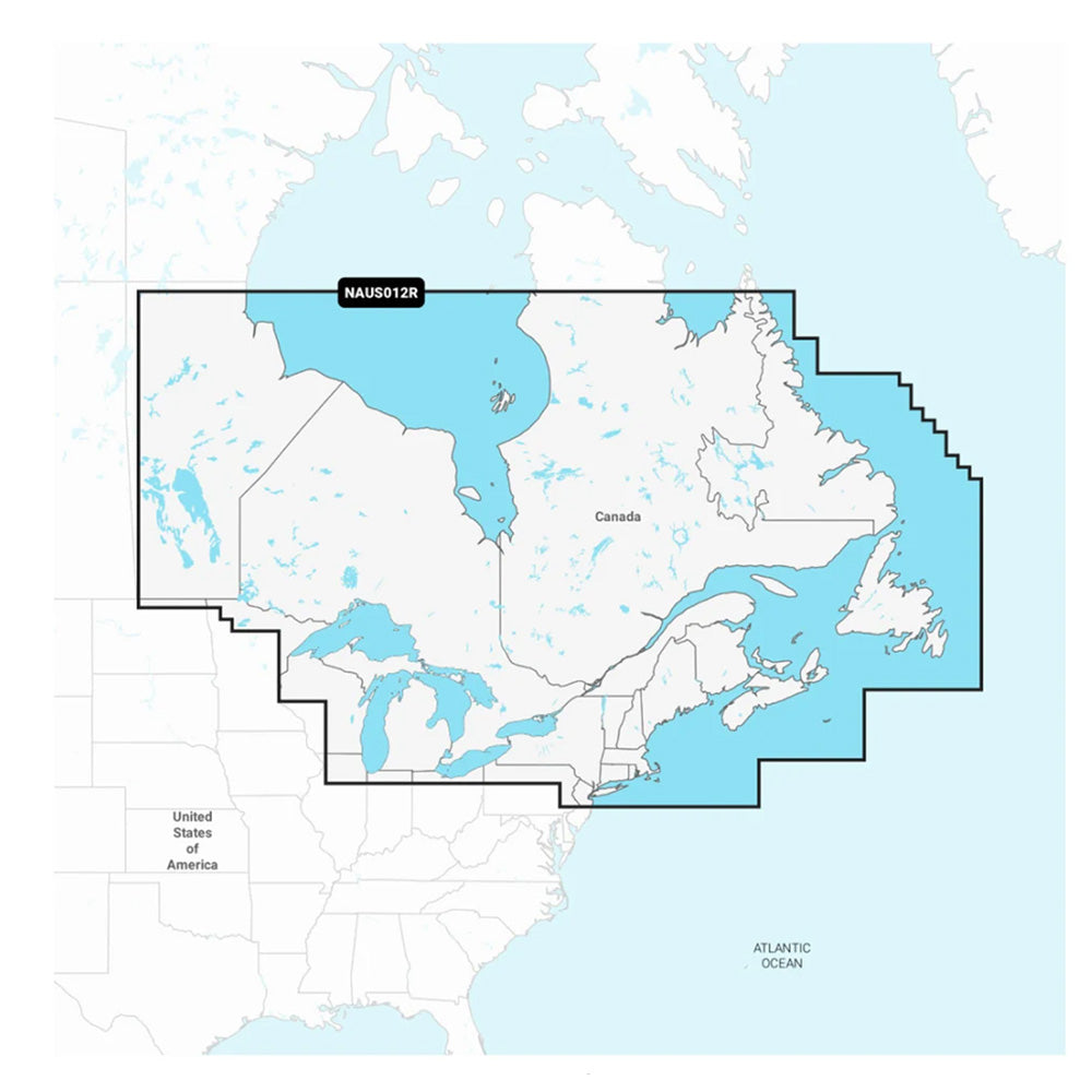 Navionics Plus NAUS012R Canada, East and greaqt Lakes microSD