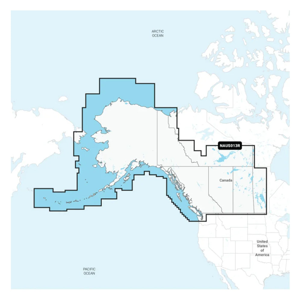 Navionics Plus NAUS013R Canada, West and Alaska microSD