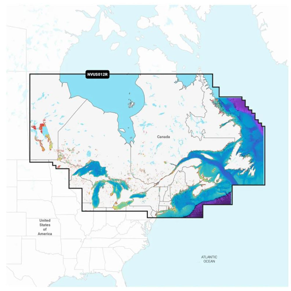 Garmin NVUS012R Navionics+ Vision+ Canada East & Great Lakes microSD