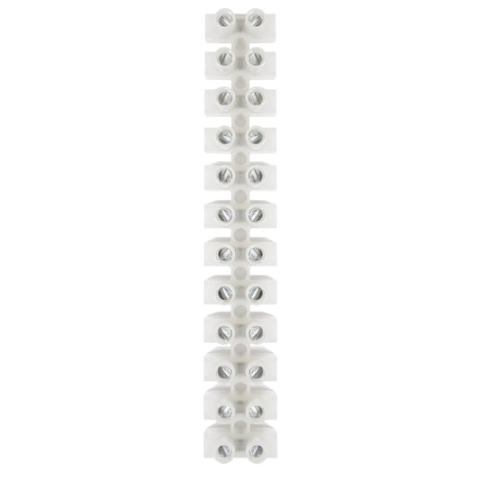 Pacer 40A Euro Style Terminal Block - 12 Positions - 5 Pack