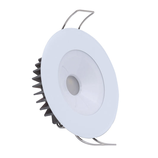 Lumitec Illusion Down Light Warm White LED White Reflector 10-30v