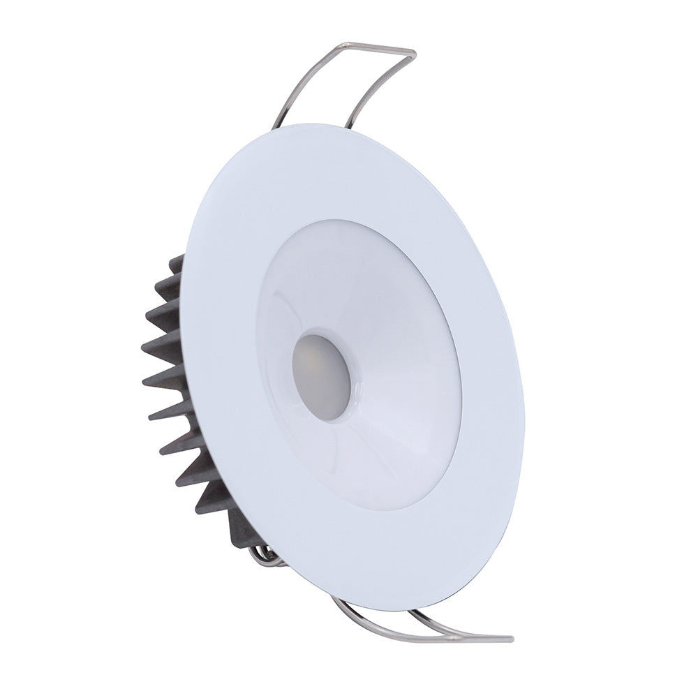 Lumitec Illusion Down Light Warm White LED White Reflector 10-30v