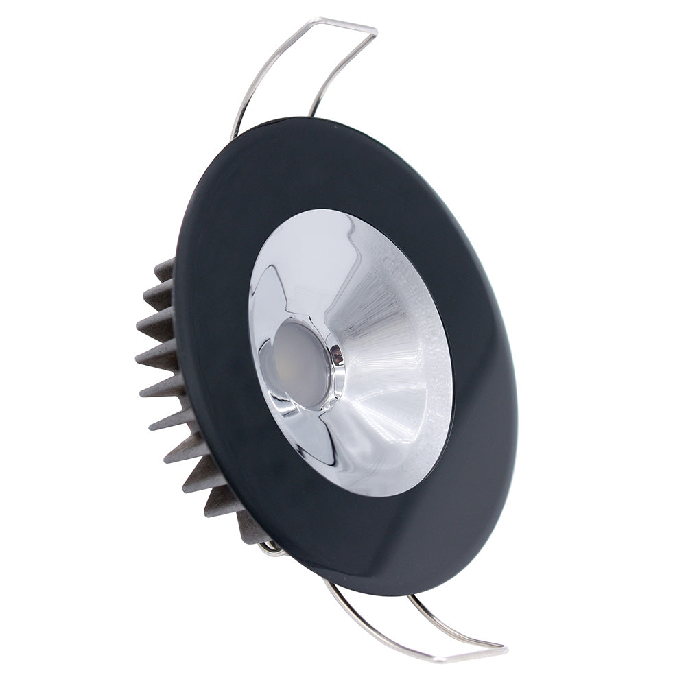 Lumitec Illusion Down Light Warm White LED Black Reflector 10-30v