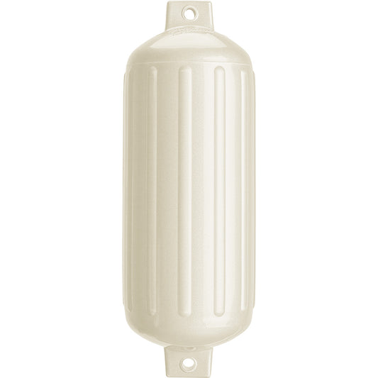 Polyform G-6 Twin Eye Fender 11" x 30" - Metallic White