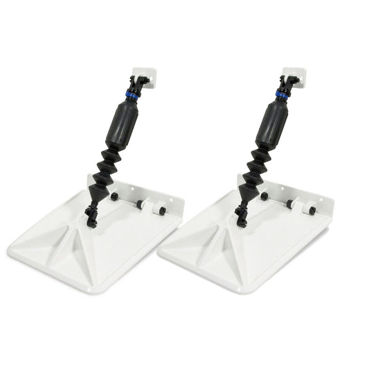 Lectrotab Smart Tabs SX 9.5” x 10” f/13-15’ Boat w/30 - 40HP - White