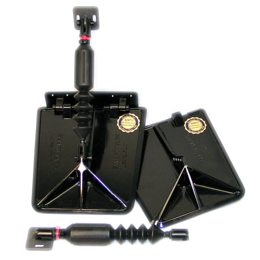 Lectrotab Smart Tab SX Trim Tabs f/13-15’ Boat w/30 - 40HP - Black