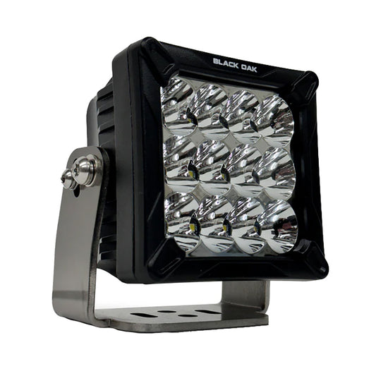 Black Oak 4" LED Pod Light - Black Housing - Bracket Mount - 120W - Combo Beam